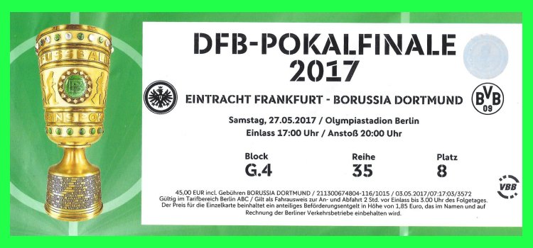 Tickets FГјr Dfb Pokal Finale 2021