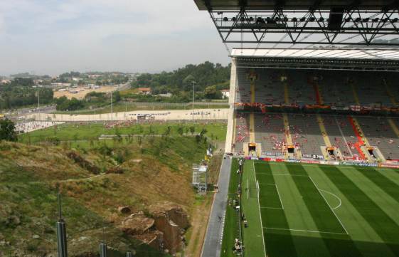 Estádio Municipal de Braga - Hintertorseite Wall