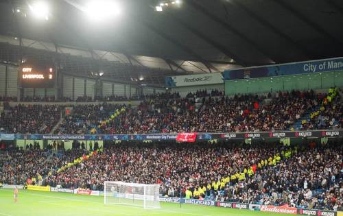 City of Manchester Stadium - Gstebereich auf dem South Stand